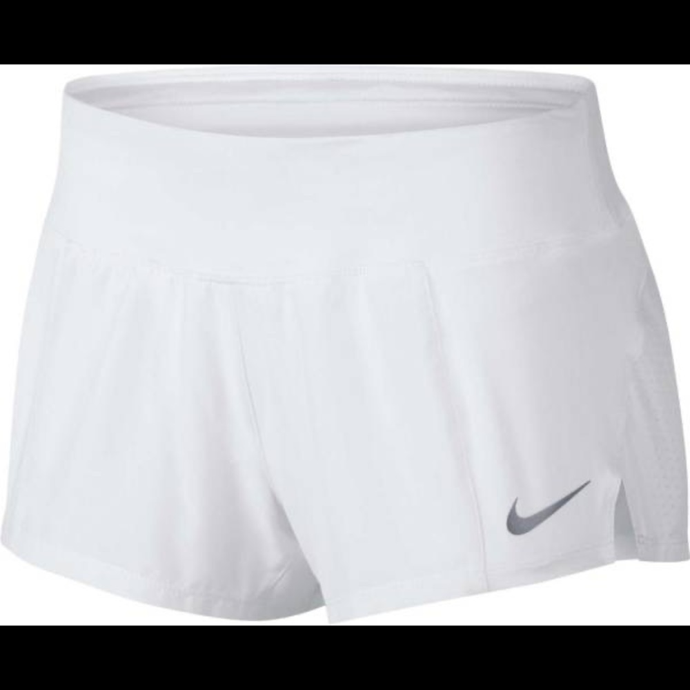 Women’s White Nike Dri-Fit Shorts